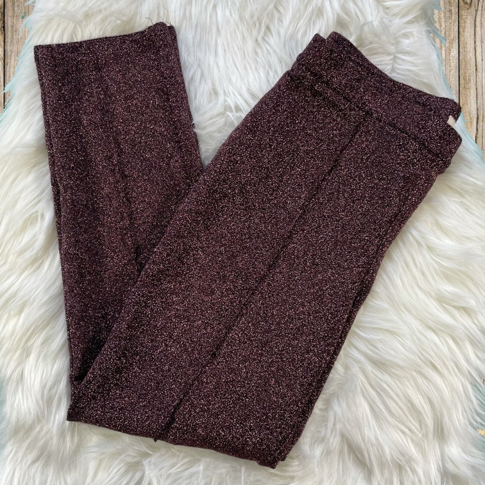 H&M Black Pants with Pink Shimmery Threads